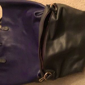 Bag with a small clutch inside